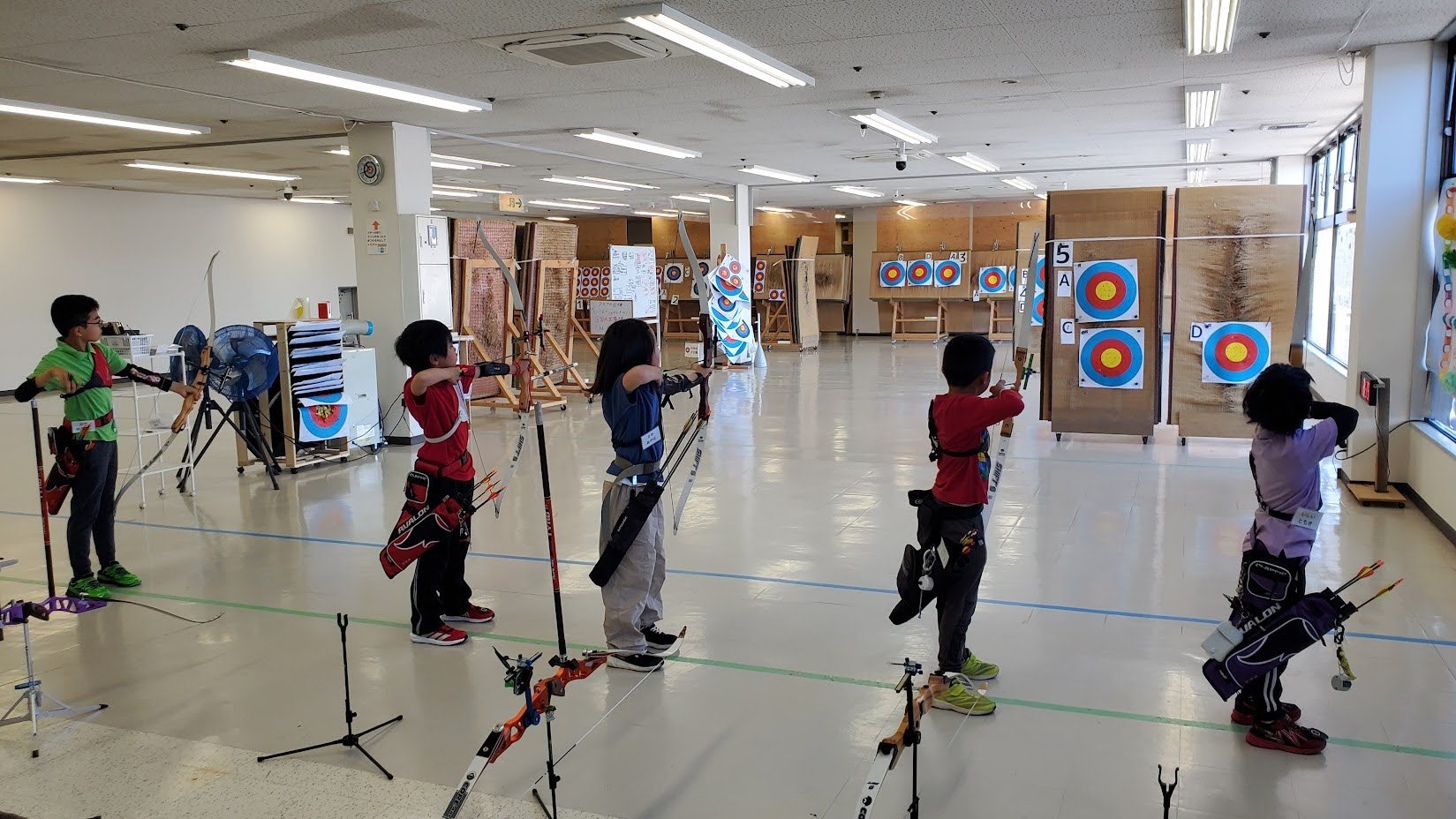 石部アーチェリー場の射場
